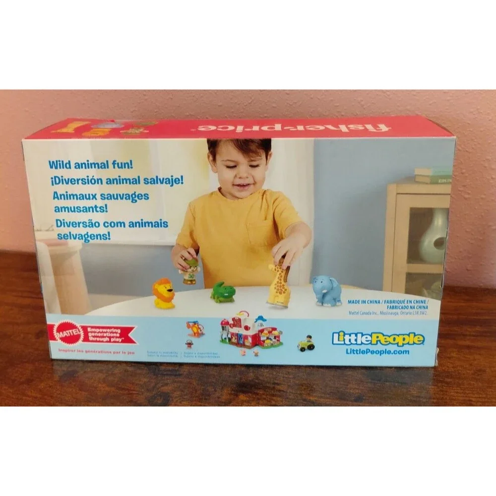 Fisher-Price Little People Go Wild Figured Box Brand New In Sealed Box